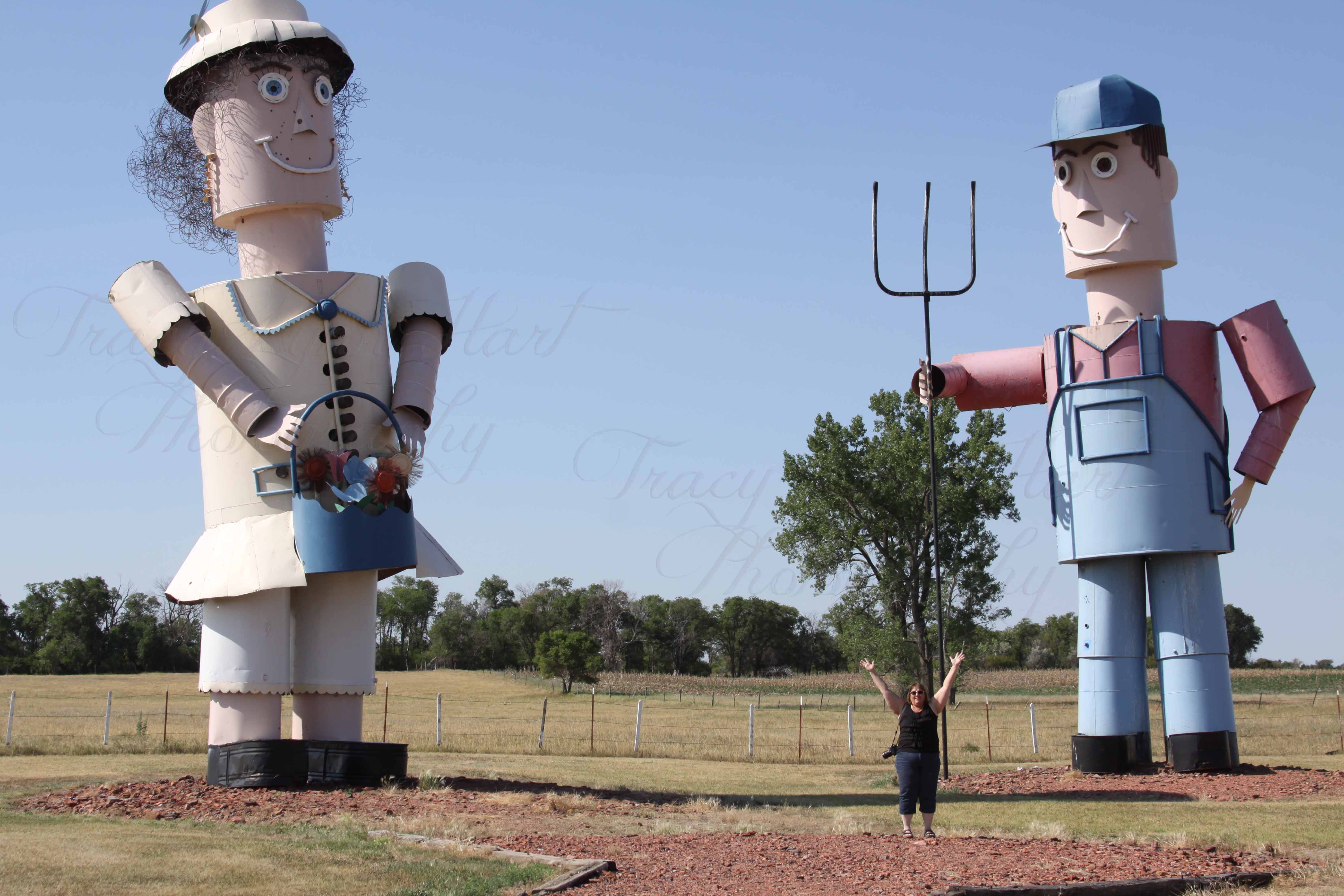 Showing how big the sculptures are copy